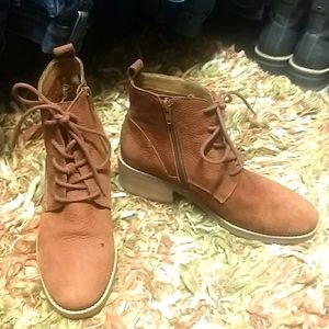 Lucky Brand Lace Up Boots